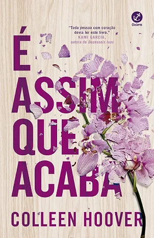 Capa de É assim que acaba