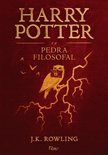 Capa de Harry Potter e a pedra filosofal